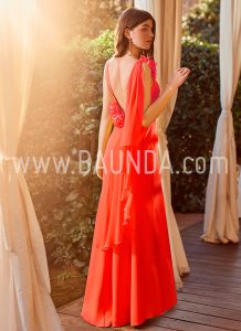 Vestido ajustado coral 2018 Baunda modelo 1873